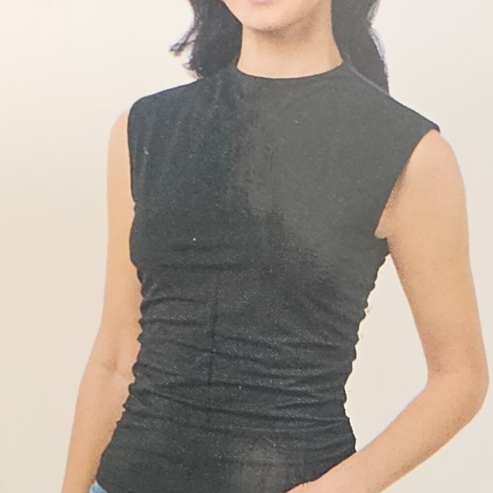 RM Rebecca Minkoff Women's Mock Neck Tank Top - Picture 3 of 6